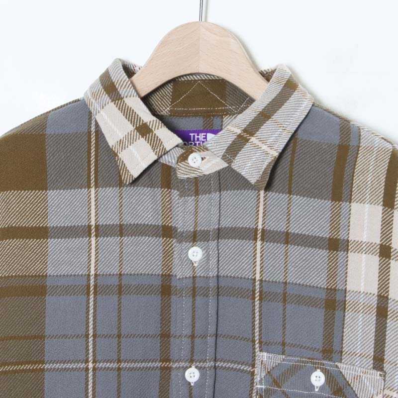 THE NORTH FACE PURPLE LABEL( Ρե ѡץ졼٥) Flannel Plaid Field Shirt