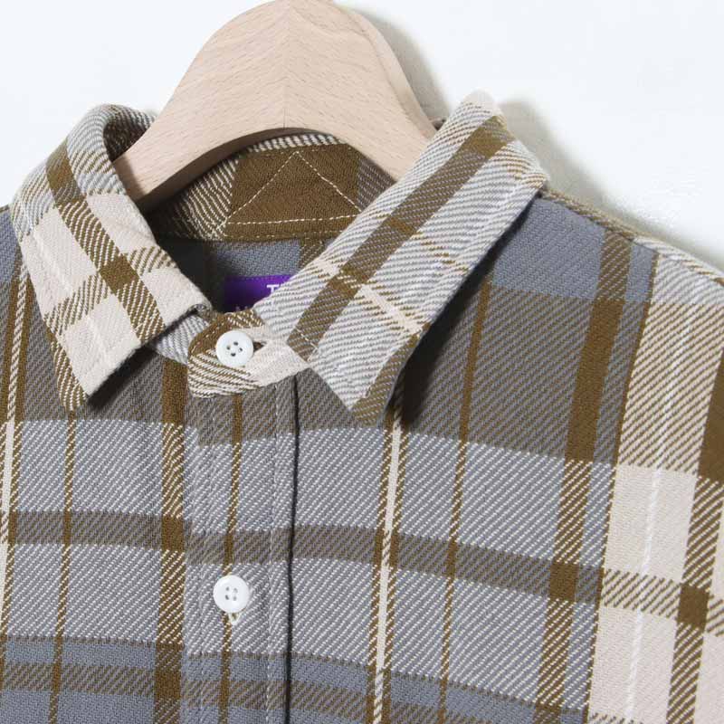 THE NORTH FACE PURPLE LABEL( Ρե ѡץ졼٥) Flannel Plaid Field Shirt