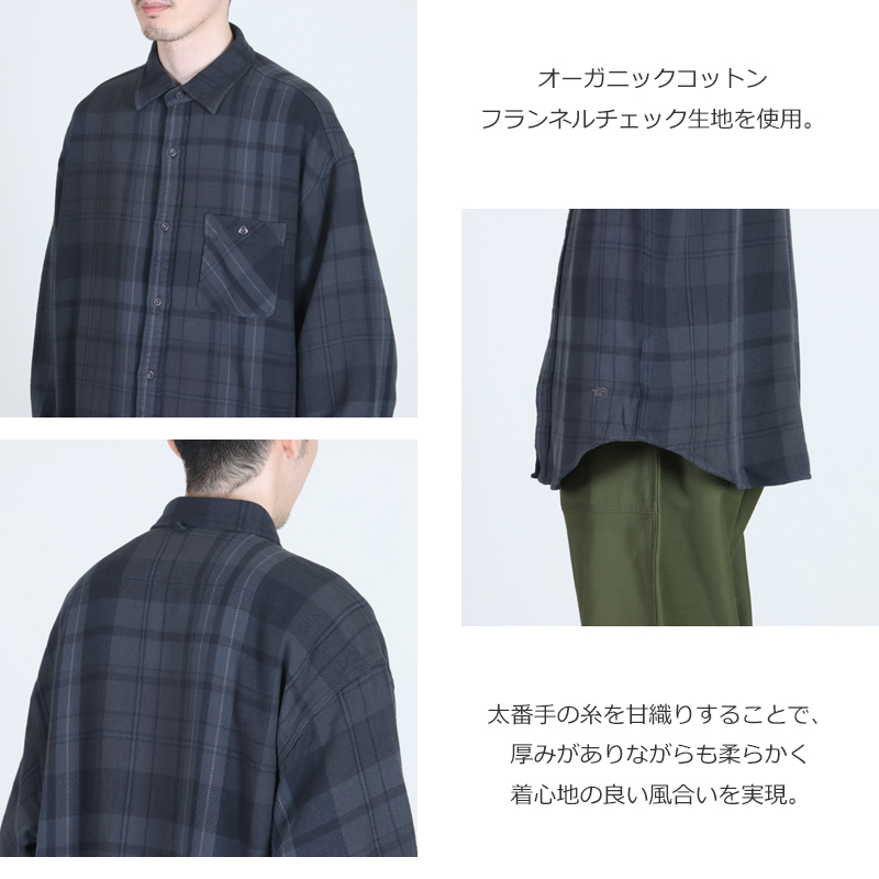 THE NORTH FACE PURPLE LABEL( Ρե ѡץ졼٥) Flannel Plaid Field Shirt