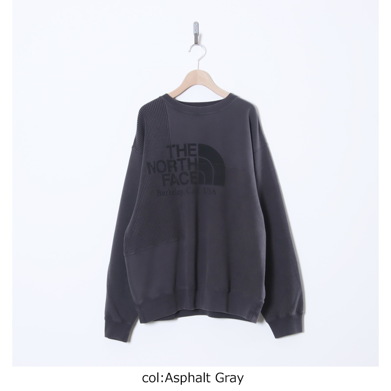 THE NORTH FACE PURPLE LABEL(�� �Ρ����ե����� �ѡ��ץ�졼�٥�) Field Patchworked Crewneck Sweatshirt