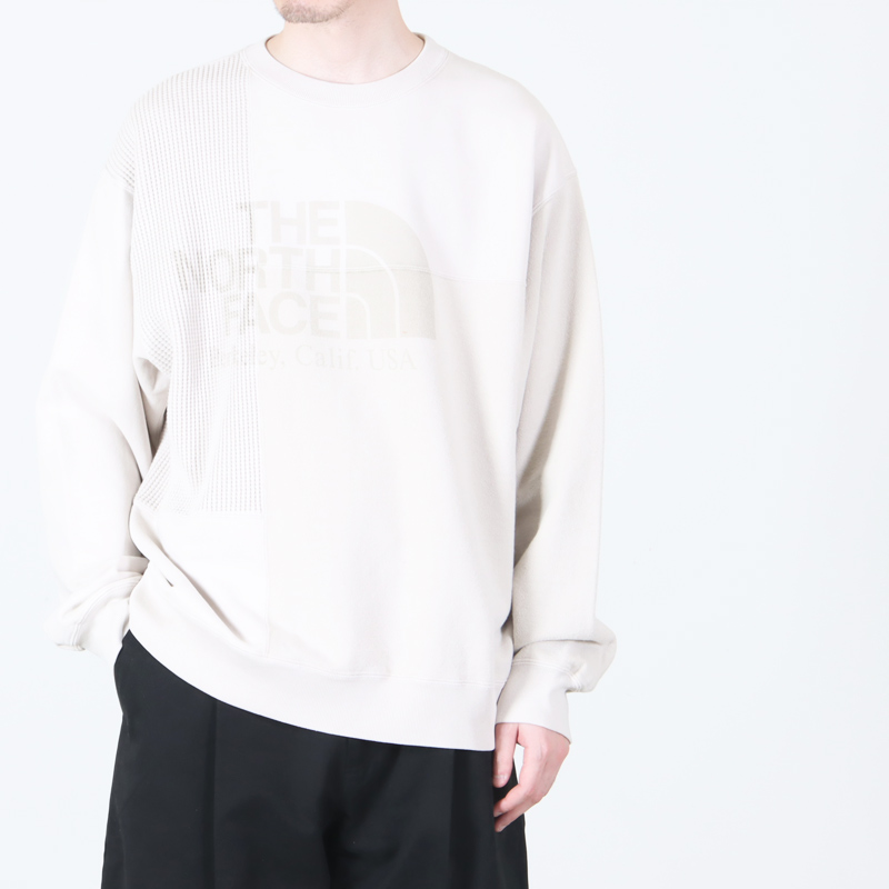 THE NORTH FACE PURPLE LABEL(�� �Ρ����ե����� �ѡ��ץ�졼�٥�) Field Patchworked Crewneck Sweatshirt