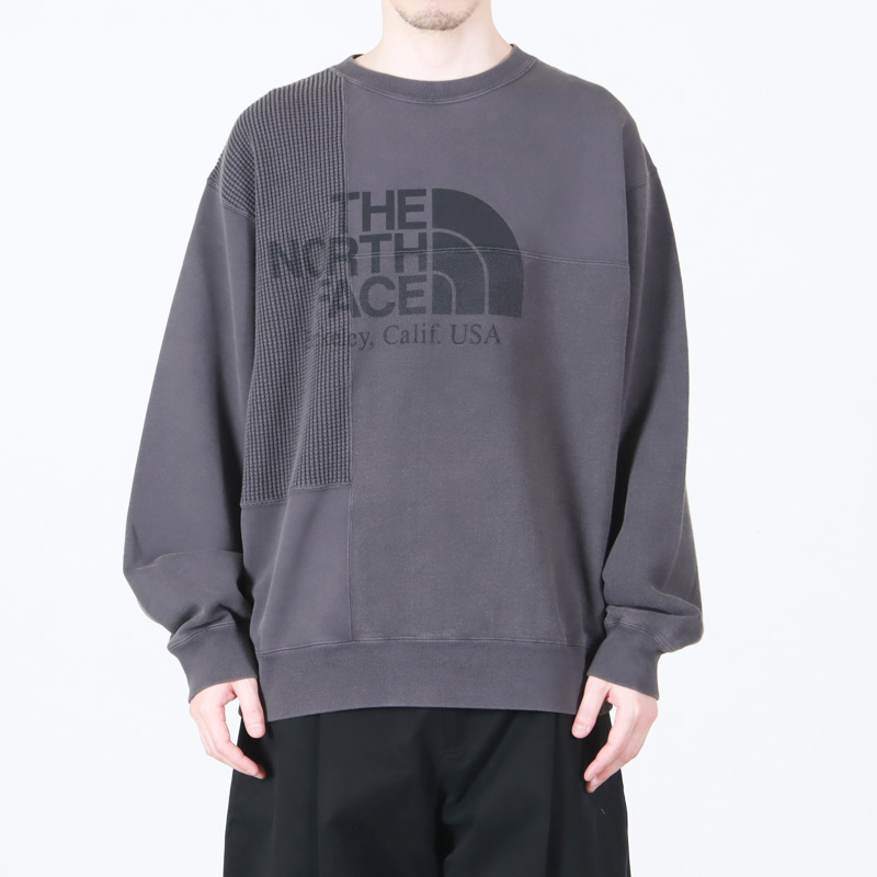 THE NORTH FACE PURPLE LABEL(�� �Ρ����ե����� �ѡ��ץ�졼�٥�) Field Patchworked Crewneck Sweatshirt