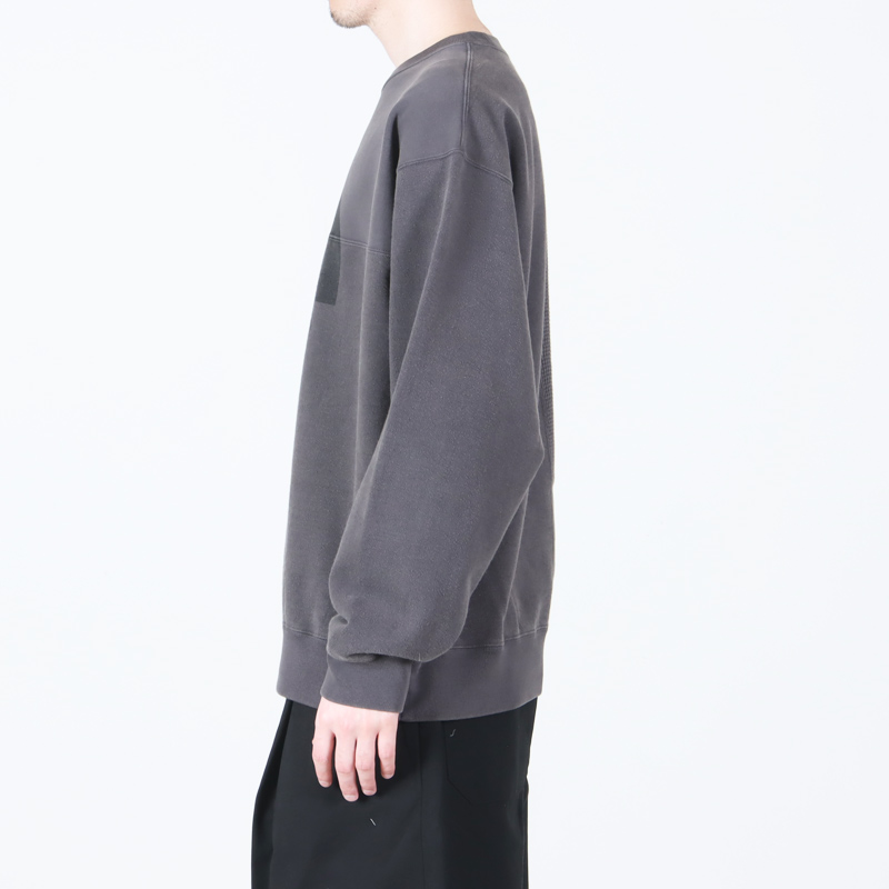 THE NORTH FACE PURPLE LABEL(�� �Ρ����ե����� �ѡ��ץ�졼�٥�) Field Patchworked Crewneck Sweatshirt