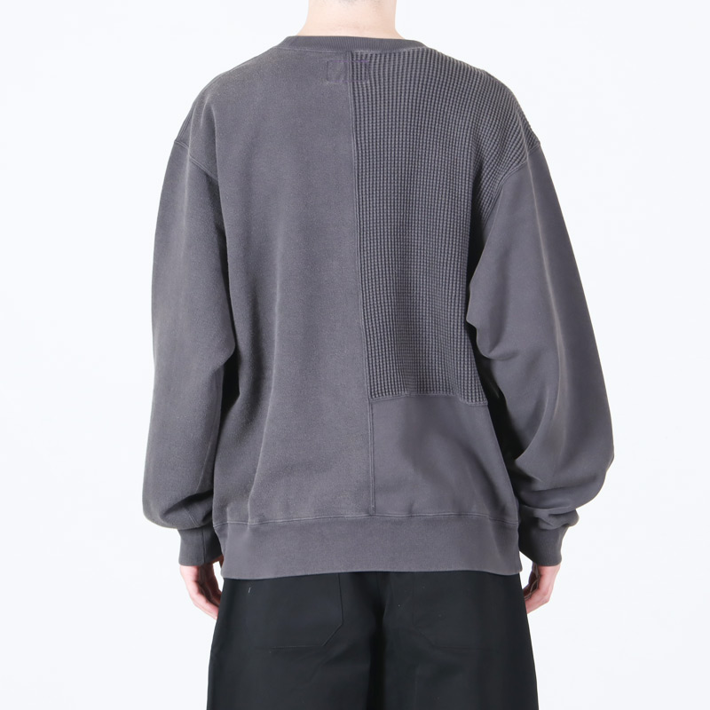 THE NORTH FACE PURPLE LABEL(�� �Ρ����ե����� �ѡ��ץ�졼�٥�) Field Patchworked Crewneck Sweatshirt