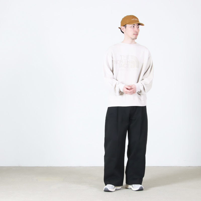 THE NORTH FACE PURPLE LABEL(�� �Ρ����ե����� �ѡ��ץ�졼�٥�) Field Patchworked Crewneck Sweatshirt