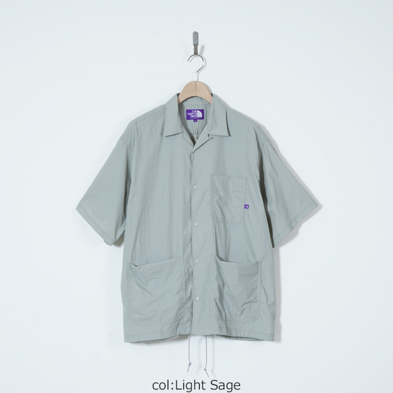 THE NORTH FACE PURPLE LABEL(�� �Ρ����ե����� �ѡ��ץ�졼�٥�) Nylon Taffeta Field S/S Shirt