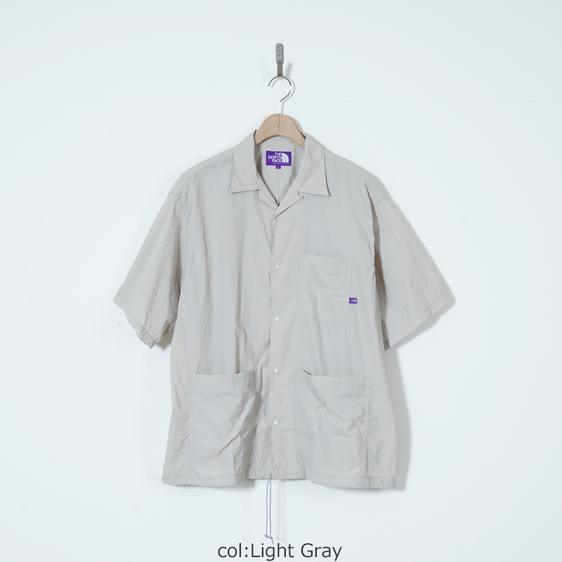 THE NORTH FACE PURPLE LABEL(�� �Ρ����ե����� �ѡ��ץ�졼�٥�) Nylon Taffeta Field S/S Shirt