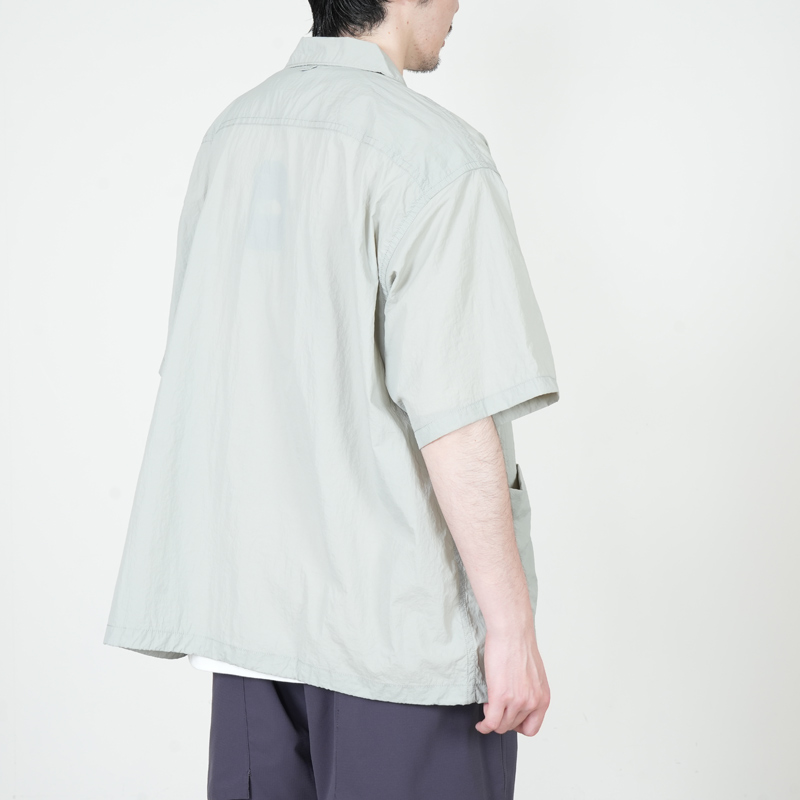 THE NORTH FACE PURPLE LABEL(�� �Ρ����ե����� �ѡ��ץ�졼�٥�) Nylon Taffeta Field S/S Shirt