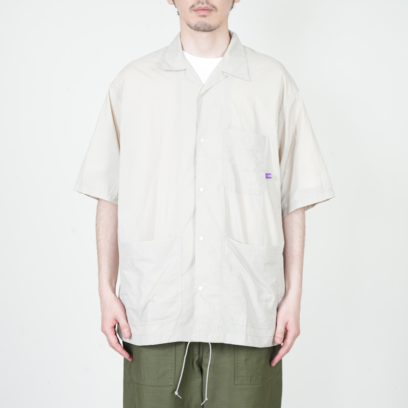 THE NORTH FACE PURPLE LABEL(�� �Ρ����ե����� �ѡ��ץ�졼�٥�) Nylon Taffeta Field S/S Shirt