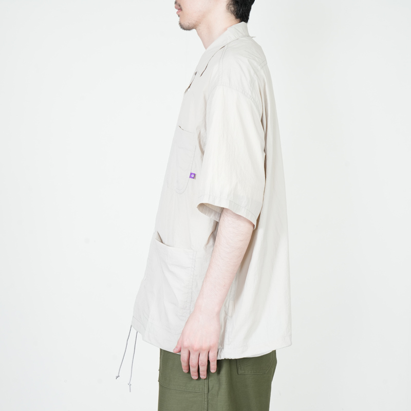 THE NORTH FACE PURPLE LABEL(�� �Ρ����ե����� �ѡ��ץ�졼�٥�) Nylon Taffeta Field S/S Shirt