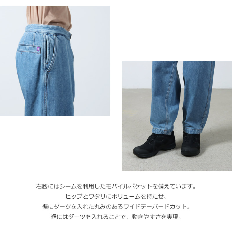 THE NORTH FACE PURPLE LABEL( Ρե ѡץ졼٥) Denim Wide Tapered Field Pants