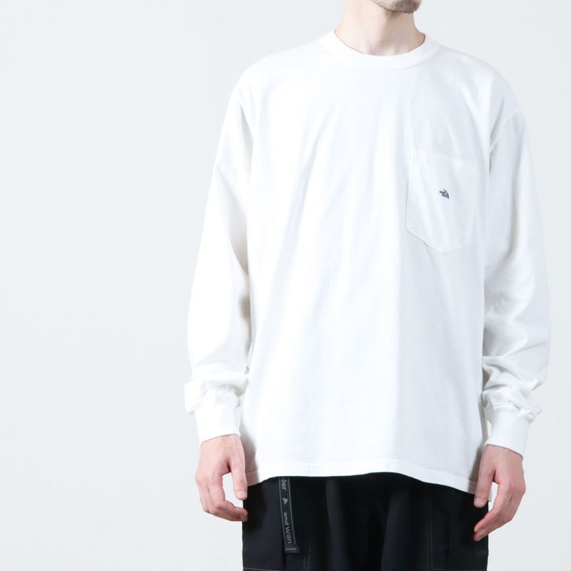 THE NORTH FACE PURPLE LABEL( Ρե ѡץ졼٥) 7oz Long Sleeve Pocket Tee