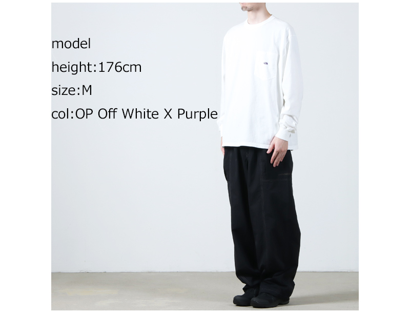 THE NORTH FACE PURPLE LABEL( Ρե ѡץ졼٥) 7oz Long Sleeve Pocket Tee