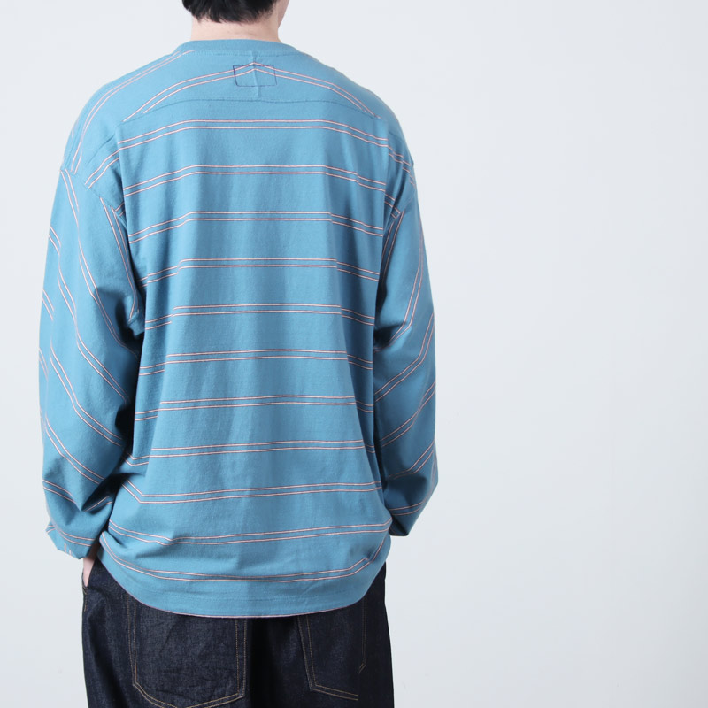 THE NORTH FACE PURPLE LABEL(�� �Ρ����ե����� �ѡ��ץ�졼�٥�) Field Long Sleeve Striped Tee