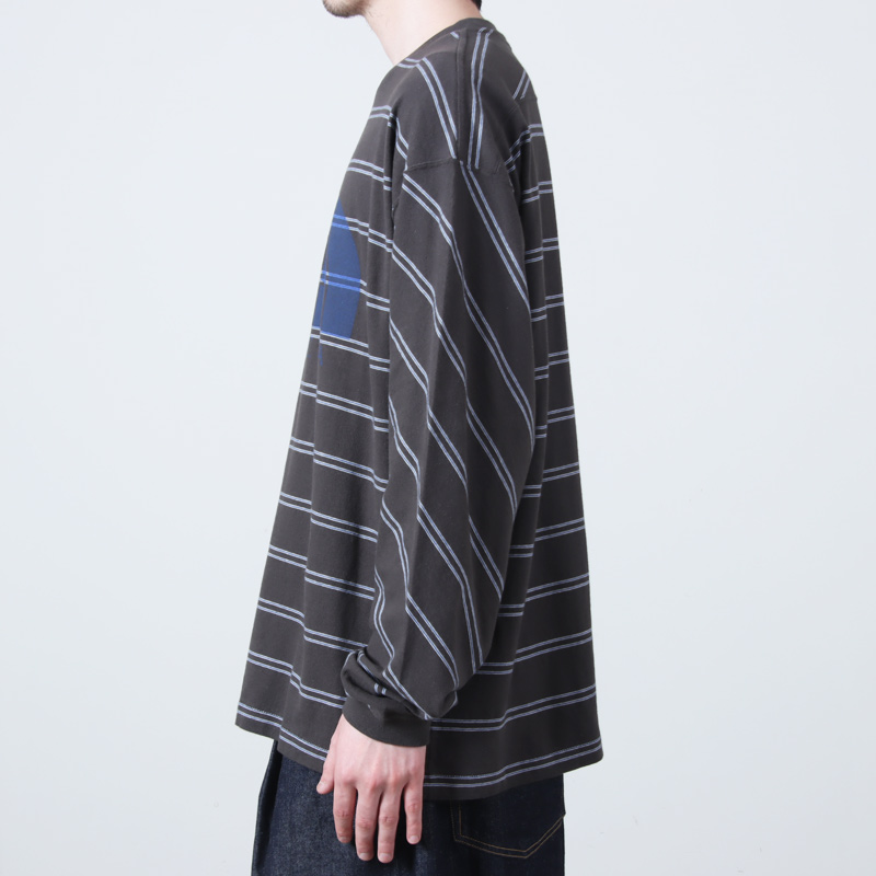 THE NORTH FACE PURPLE LABEL(�� �Ρ����ե����� �ѡ��ץ�졼�٥�) Field Long Sleeve Striped Tee