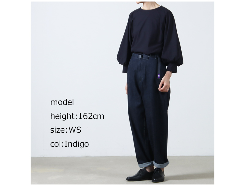 THE NORTH FACE PURPLE LABEL(�� �Ρ����ե����� �ѡ��ץ�졼�٥�) Denim Wide Tapered Field Pants