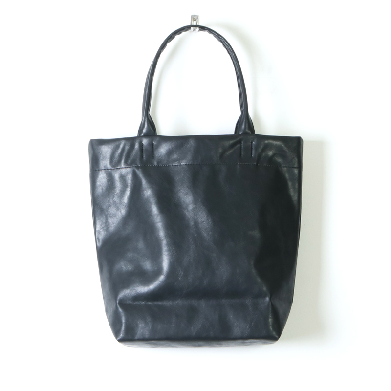 Nathally レザートートbag パープル→ブラウン - バッグ