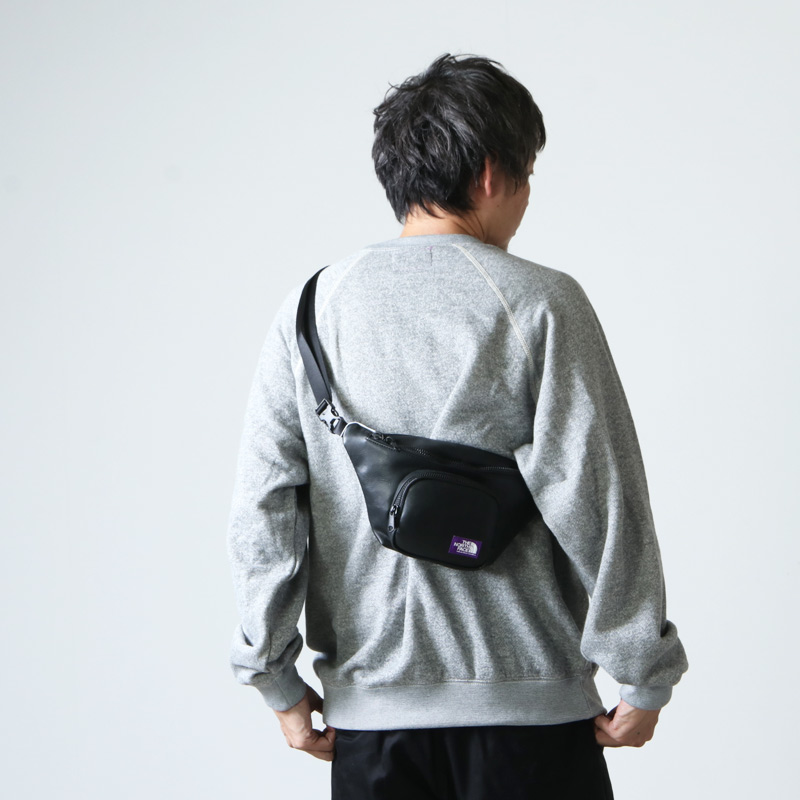 north face パープルレーベル leather ボディーバッグ-