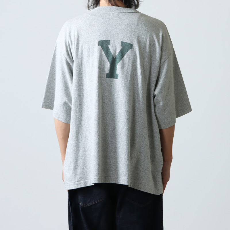 直売割引Cotton Rayon 88/12 Print Tee ヘザーグレイC 2 トップス