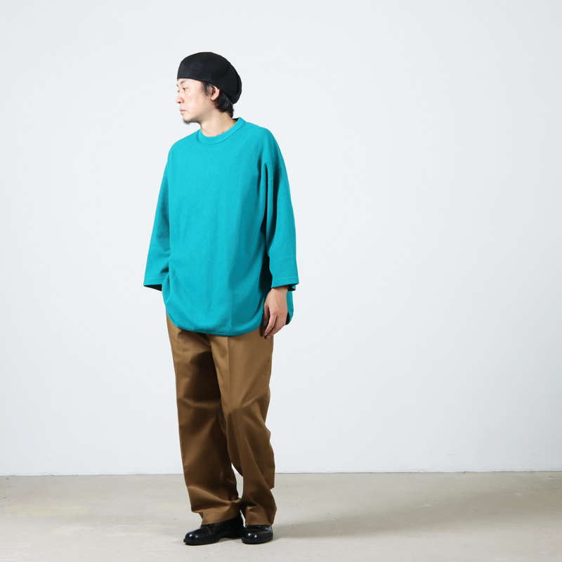 blurhmsROOTSTOCK (ブラームス ルーツストック) RoughSmooth Thermal Baseball Tee  ラフアンドスムースサーマル ベースボールT