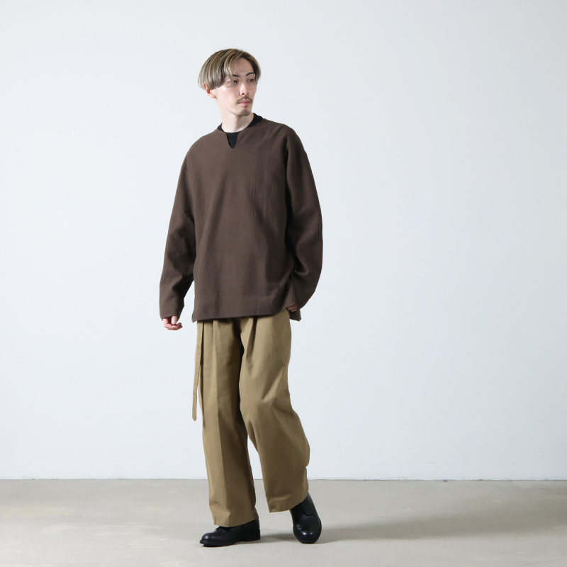 blurhmsROOTSTOCK(֥顼ॹ 롼ĥȥå) Rough&Smooth Thermal Over Neck L/S