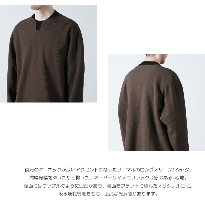 blurhmsROOTSTOCK(֥顼ॹ 롼ĥȥå) Rough&Smooth Thermal Over Neck L/S