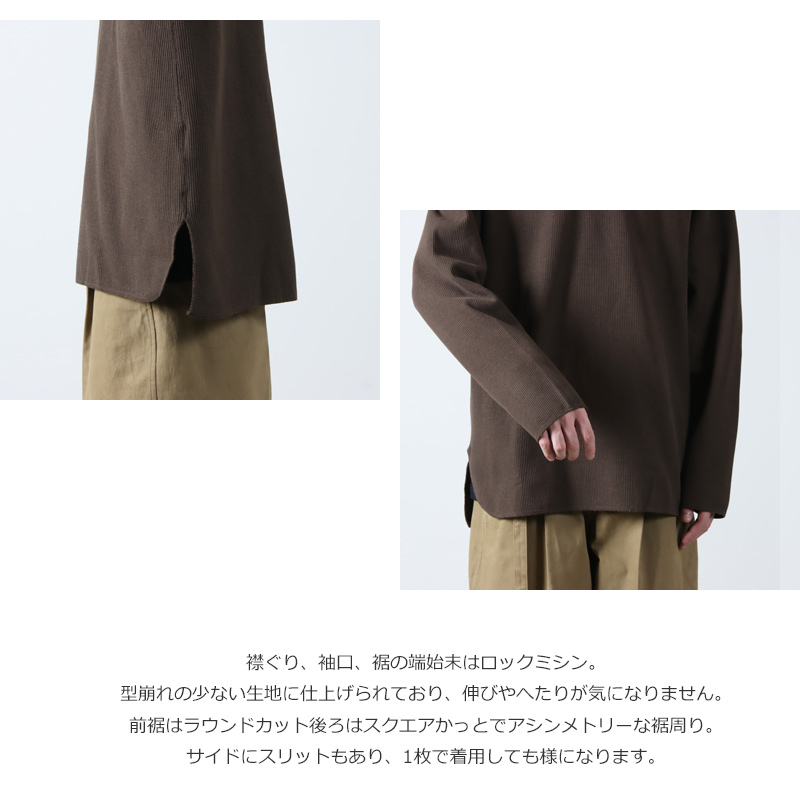 blurhmsROOTSTOCK(֥顼ॹ 롼ĥȥå) Rough&Smooth Thermal Over Neck L/S