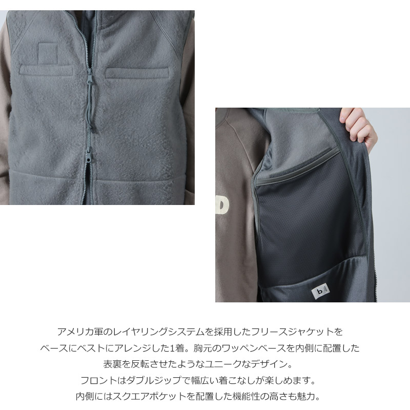 blurhmsROOTSTOCK(֥顼ॹ 롼ĥȥå) LEVEL3 Fleece Vest