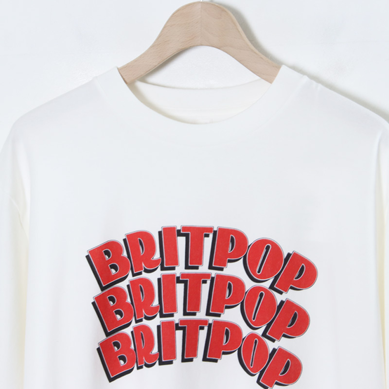 blurhmsROOTSTOCK(֥顼ॹ 롼ĥȥå) BRITPOP Print Tee WIDE