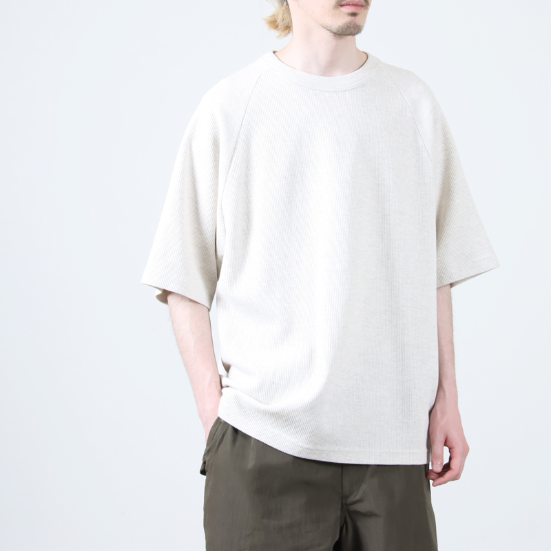 blurhmsROOTSTOCK(֥顼ॹ 롼ĥȥå) Rough&Smooth Thermal Raglan Tee