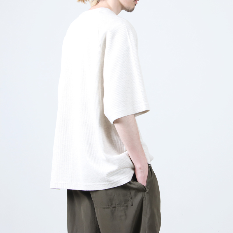 blurhmsROOTSTOCK(֥顼ॹ 롼ĥȥå) Rough&Smooth Thermal Raglan Tee