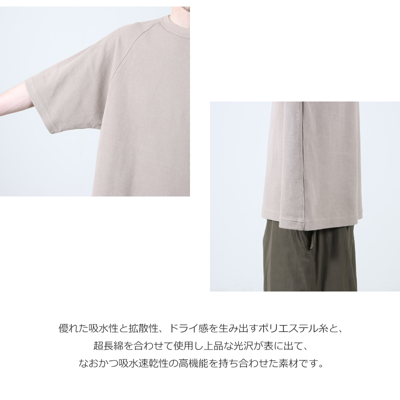 blurhmsROOTSTOCK(֥顼ॹ 롼ĥȥå) Rough&Smooth Thermal Raglan Tee