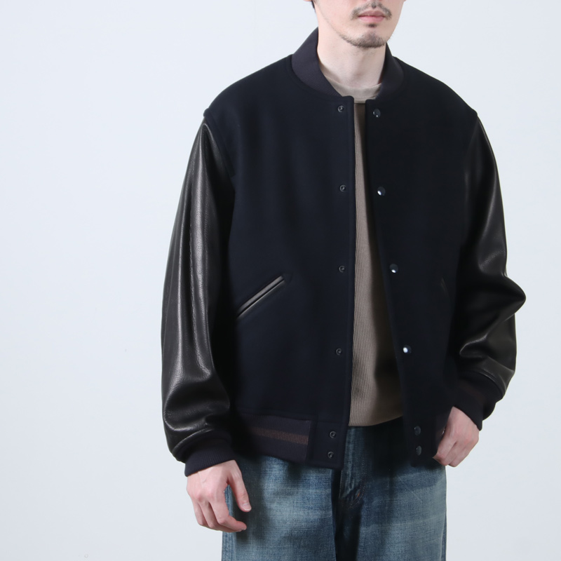 blurhmsROOTSTOCK(֥顼ॹ 롼ĥȥå) Wool Melton Award Jacket