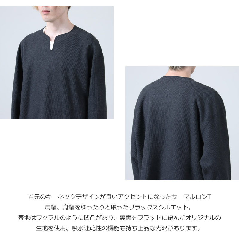 blurhmsROOTSTOCK(֥顼ॹ 롼ĥȥå) Rough&Smooth Thermal Over NeckL/S