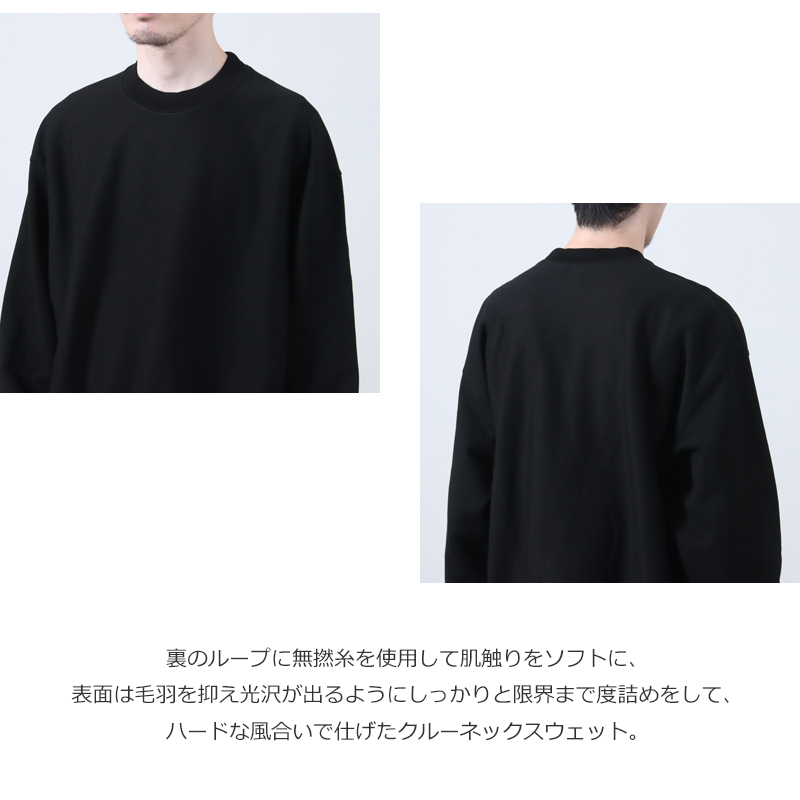 blurhmsROOTSTOCK(֥顼ॹ 롼ĥȥå) Soft&Hard Sweat Crew-Neck P/O Wide