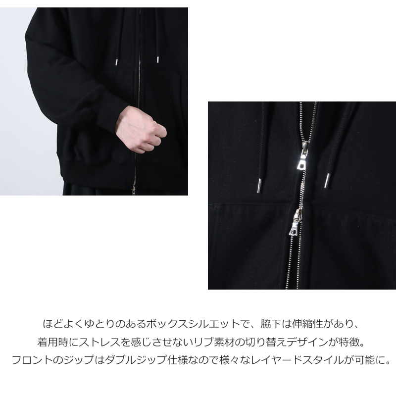 blurhmsROOTSTOCK(֥顼ॹ 롼ĥȥå) Soft&Hard Sweat Hoodie Zip Wide