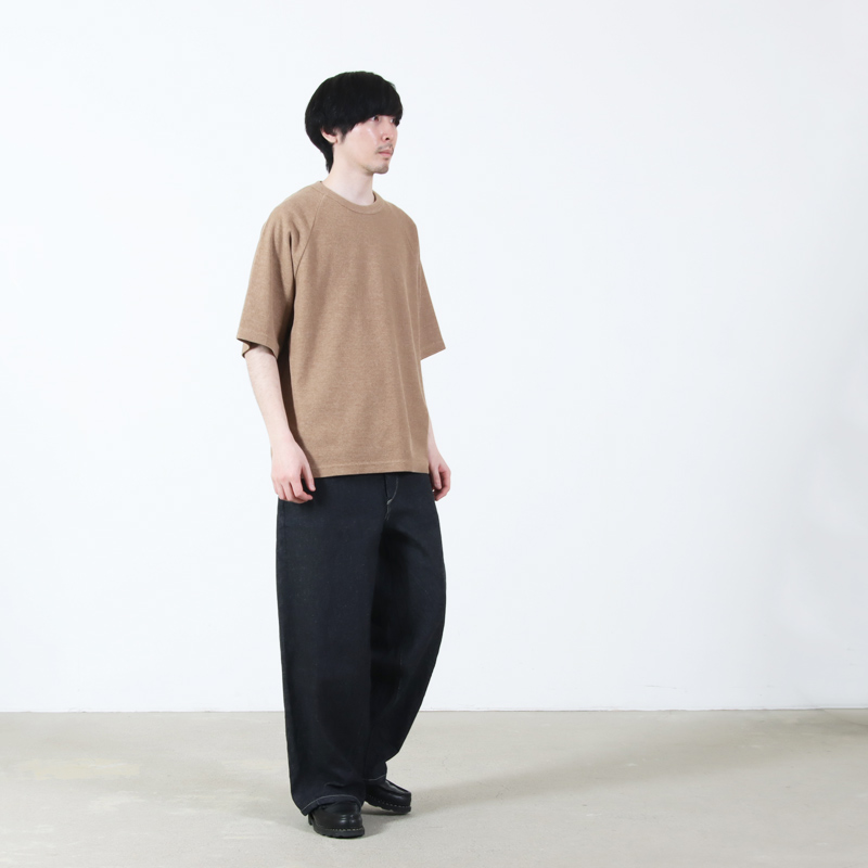 blurhmsROOTSTOCK(�֥顼�ॹ �롼�ĥ��ȥå�) Rough&Smooth Thermal Raglan Tee