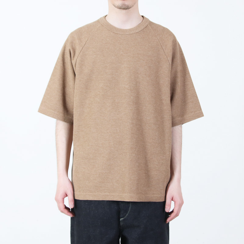 blurhmsROOTSTOCK(�֥顼�ॹ �롼�ĥ��ȥå�) Rough&Smooth Thermal Raglan Tee
