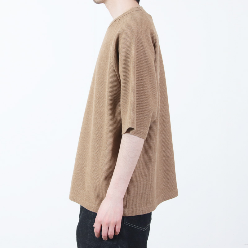 blurhmsROOTSTOCK(�֥顼�ॹ �롼�ĥ��ȥå�) Rough&Smooth Thermal Raglan Tee