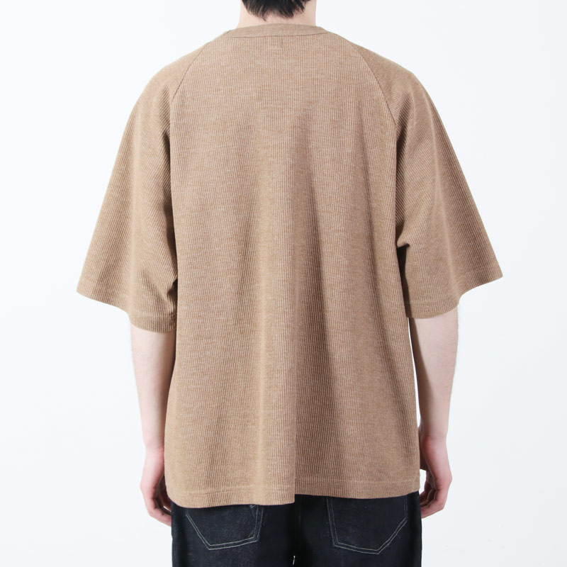 blurhmsROOTSTOCK(�֥顼�ॹ �롼�ĥ��ȥå�) Rough&Smooth Thermal Raglan Tee