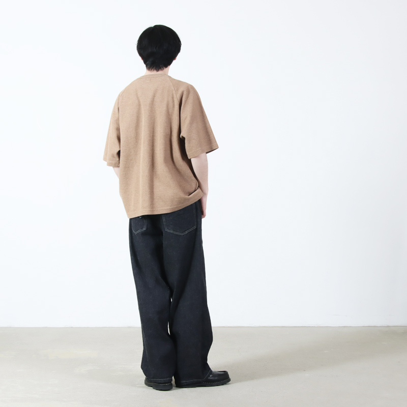 blurhmsROOTSTOCK(�֥顼�ॹ �롼�ĥ��ȥå�) Rough&Smooth Thermal Raglan Tee