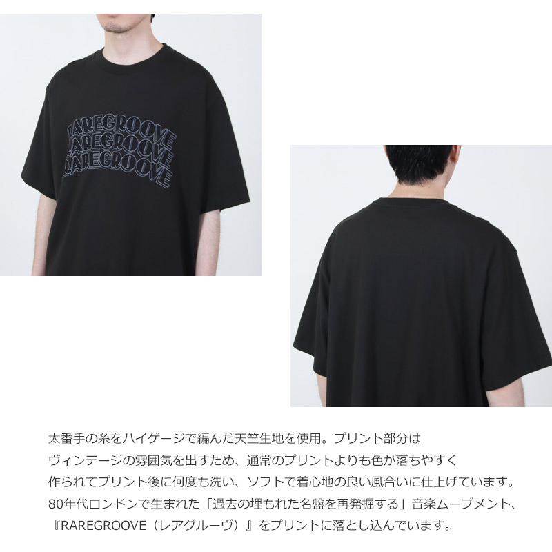 blurhmsROOTSTOCK(�֥顼�ॹ �롼�ĥ��ȥå�) RAREGROOVE Print Tee STANDARD