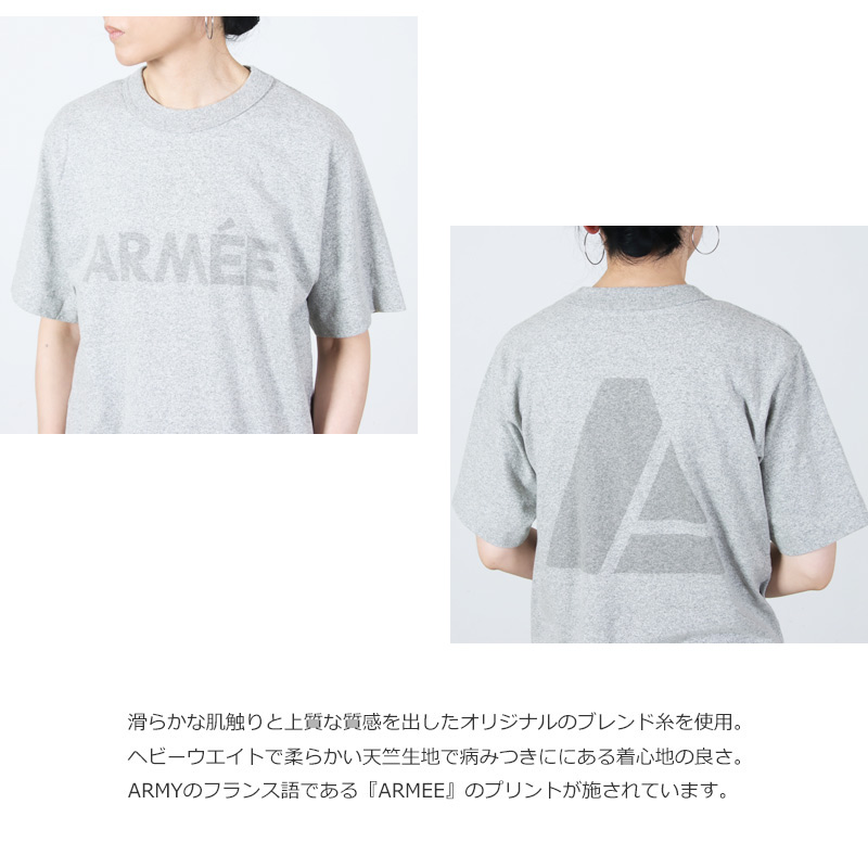 blurhmsROOTSTOCK(�֥顼�ॹ �롼�ĥ��ȥå�) ARM E 88/12 Print Tee STANDARD