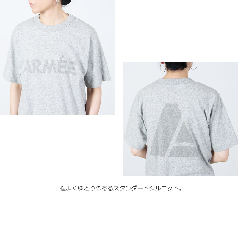 blurhmsROOTSTOCK(�֥顼�ॹ �롼�ĥ��ȥå�) ARM E 88/12 Print Tee STANDARD