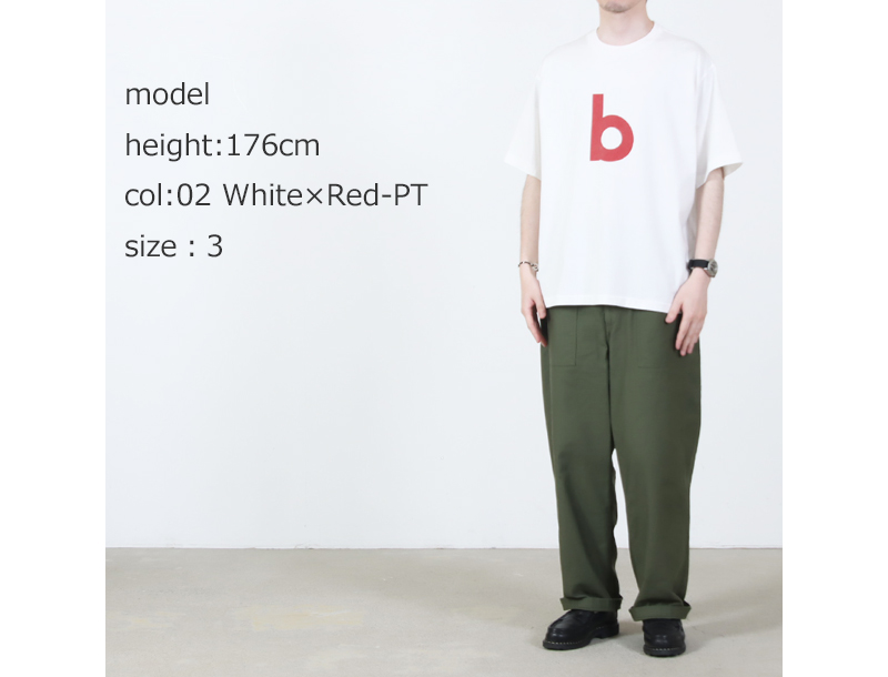 blurhmsROOTSTOCK(�֥顼�ॹ �롼�ĥ��ȥå�) bd Print Tee WIDE