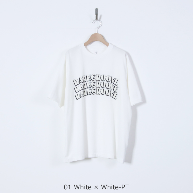 blurhmsROOTSTOCK(�֥顼�ॹ �롼�ĥ��ȥå�) RAREGROOVE Print Tee WIDE