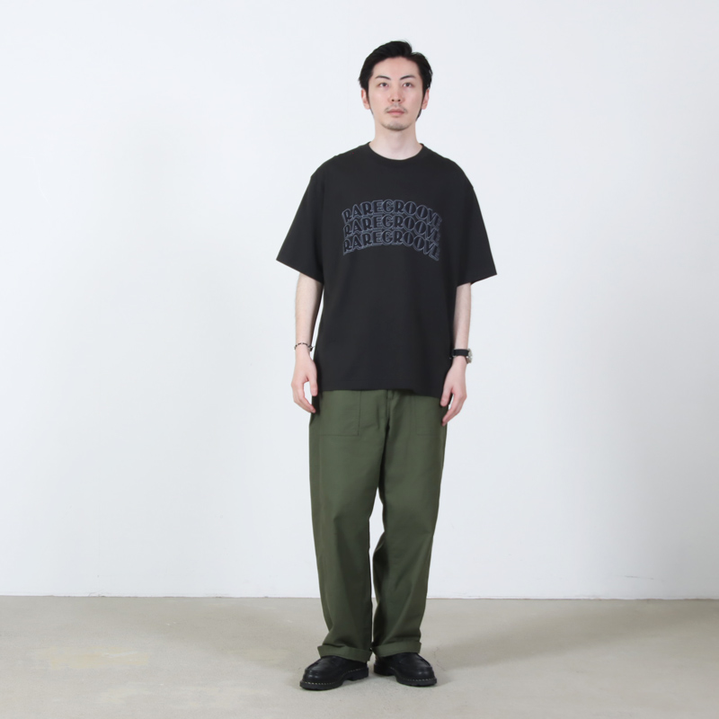 blurhmsROOTSTOCK(�֥顼�ॹ �롼�ĥ��ȥå�) RAREGROOVE Print Tee WIDE