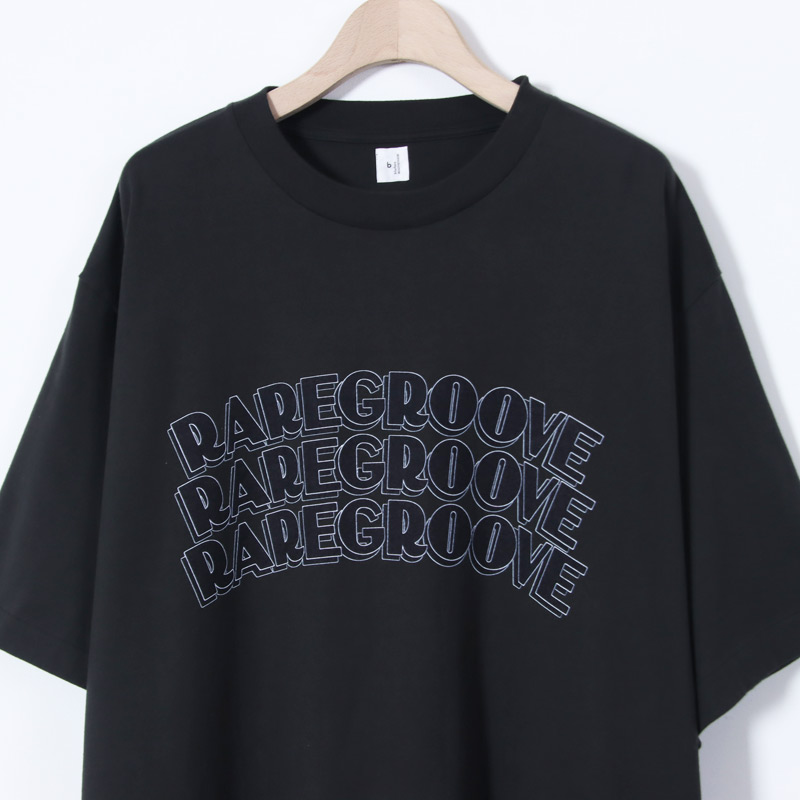 blurhmsROOTSTOCK(�֥顼�ॹ �롼�ĥ��ȥå�) RAREGROOVE Print Tee WIDE