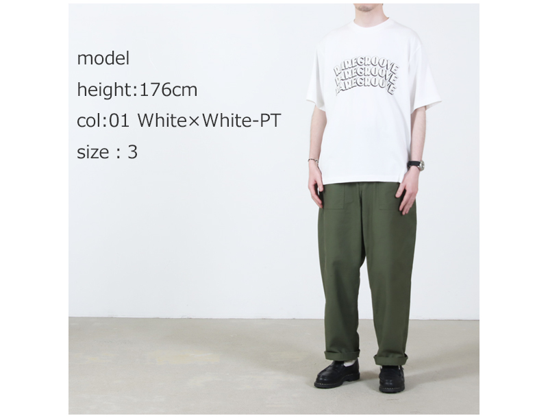 blurhmsROOTSTOCK(�֥顼�ॹ �롼�ĥ��ȥå�) RAREGROOVE Print Tee WIDE