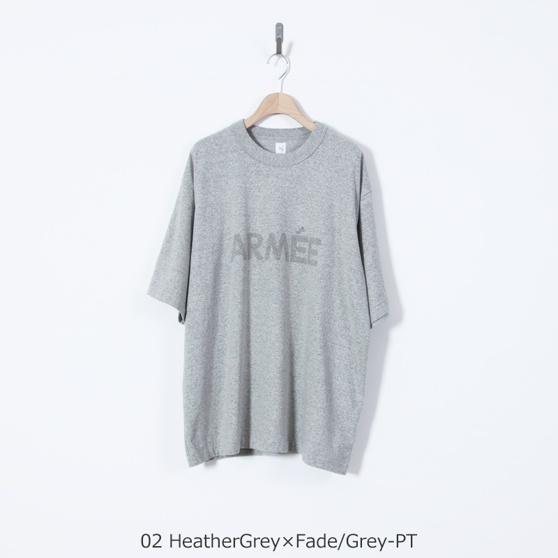 blurhmsROOTSTOCK(�֥顼�ॹ �롼�ĥ��ȥå�) ARM E 88/12 Print Tee WIDE